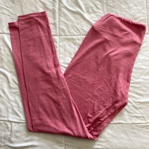 LuLaRoe Womens Pink Leggings